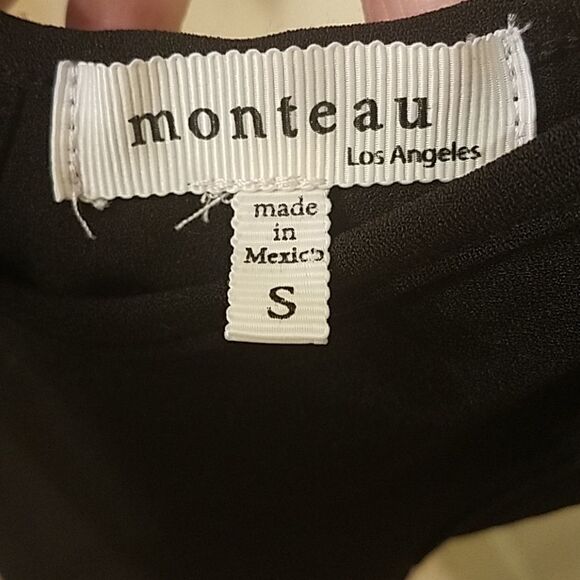 Basic black monteau tank top - Picture 4 of 4